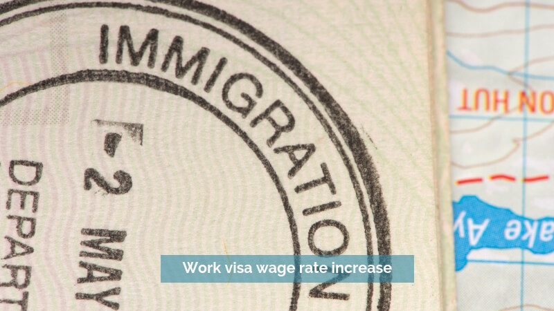 Information about the increased wage threshold for NZ visas coming into effect Nov 26 2018