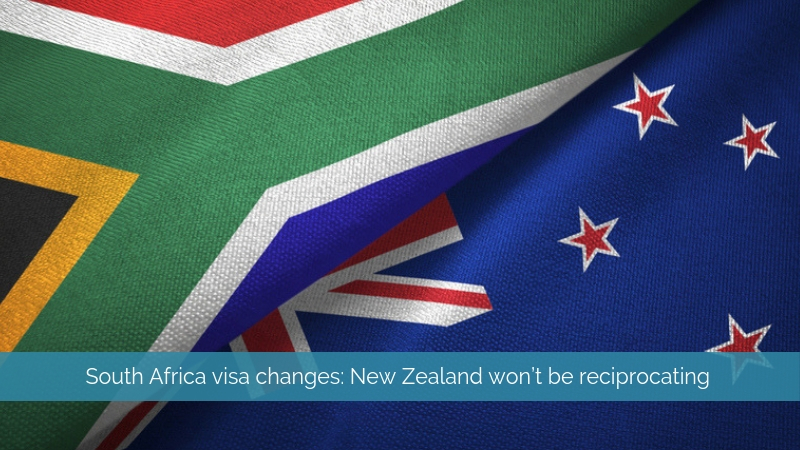 South Africa visa Changes: New Zealand won’t be reciprocating